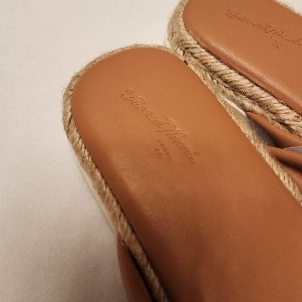 Knotted Espadrilles Slide On Sandals Size 7.5 NWT - Picture 5 of 9